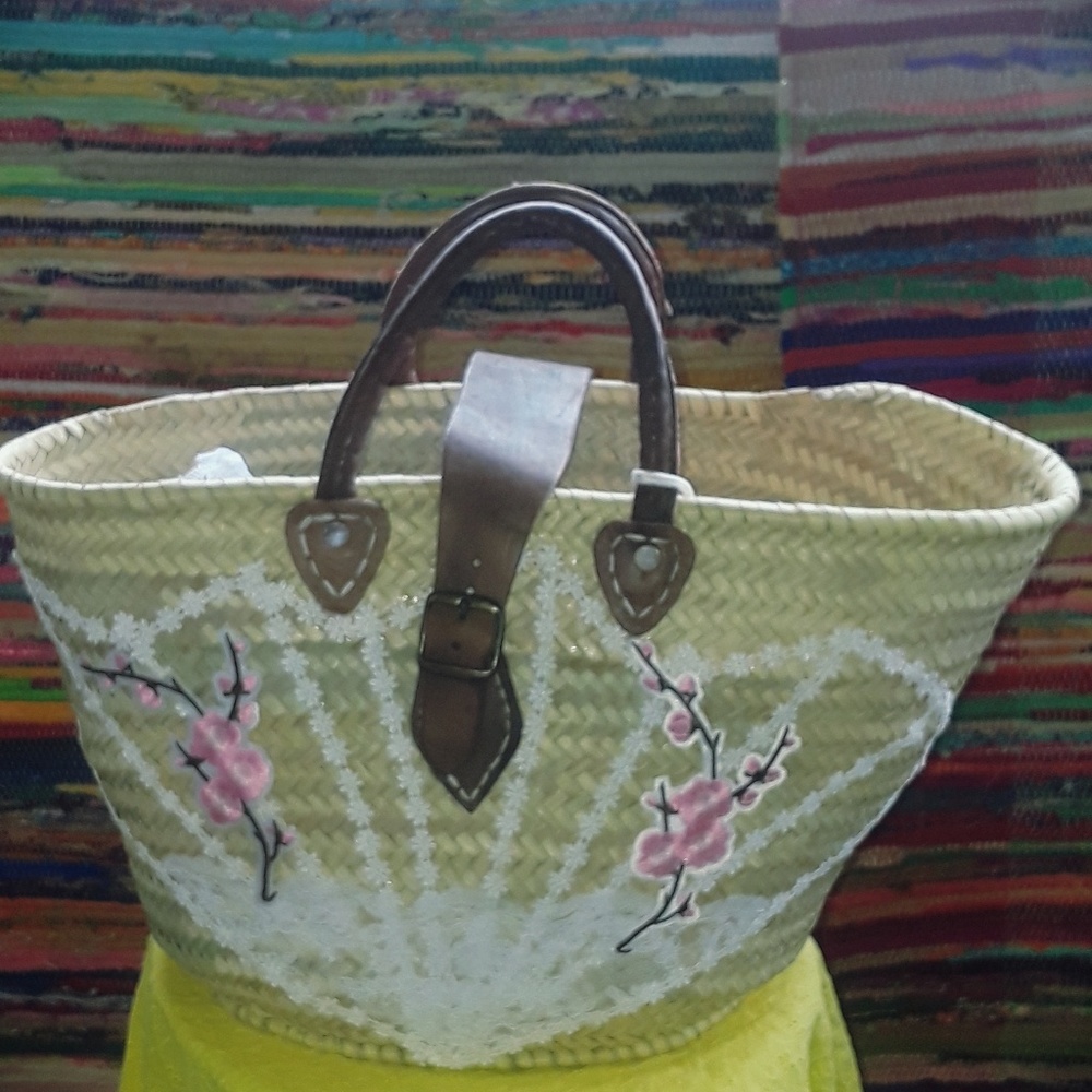 Natural summer/beach tote